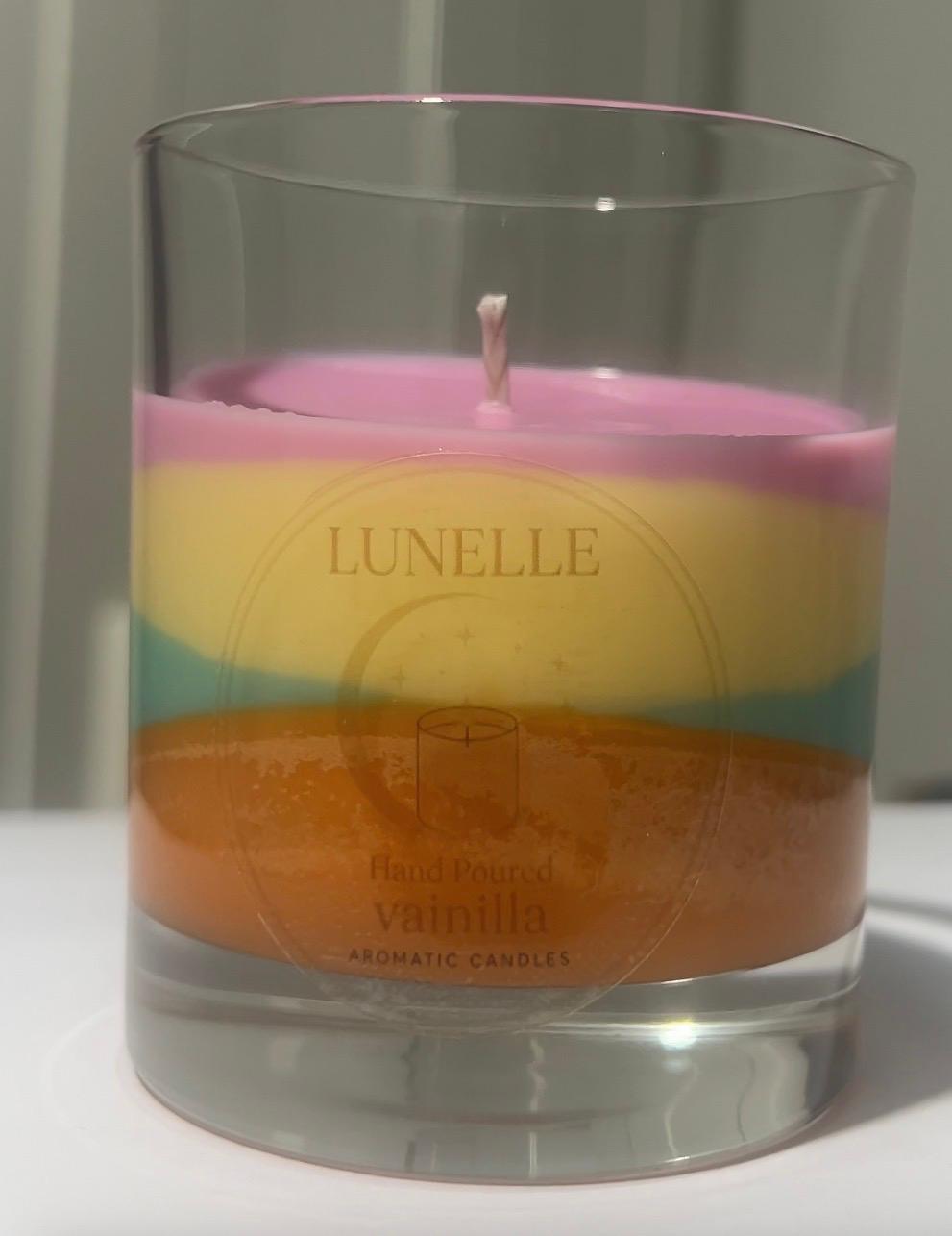 SLANT candle front view